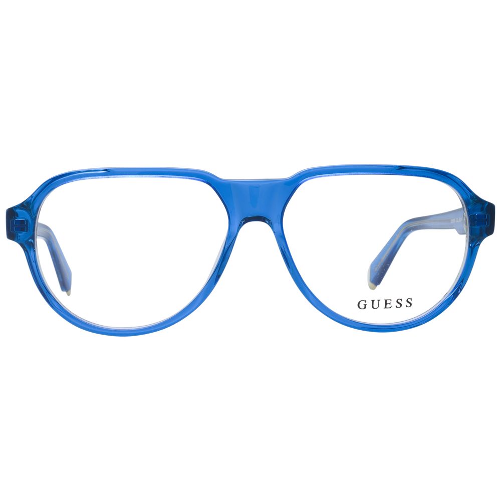 Guess Blue Acetate Optical Frames for Timeless Elegance