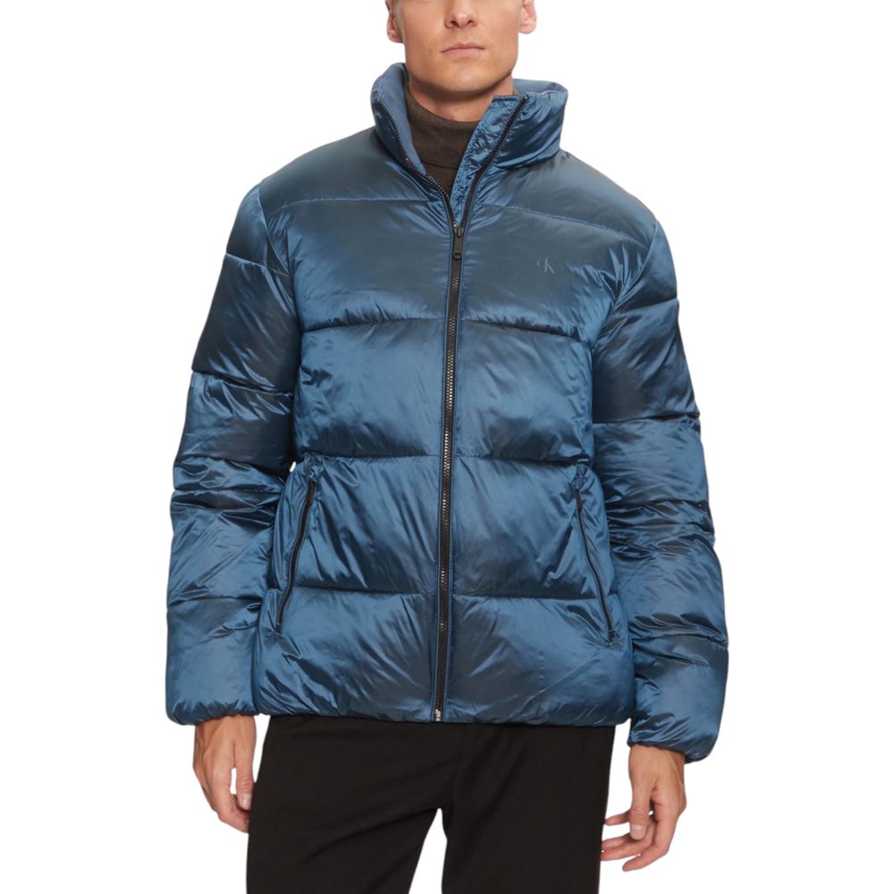 Calvin Klein Jeans Blue Recycled Fabric Jacket