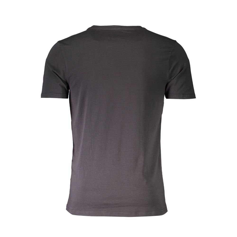 Aeronautica Militare Black Cotton T-Shirt for Effortless Style