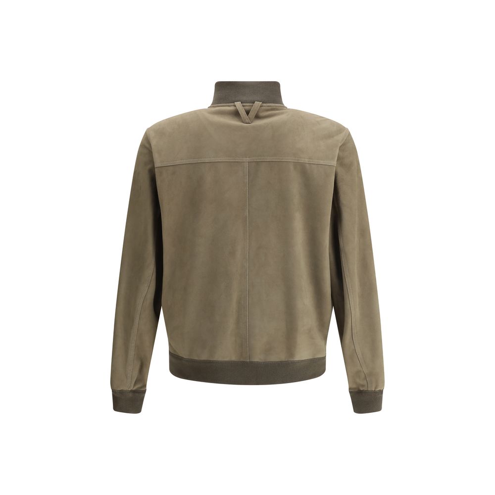 Valstar Brown Suede Leather Jacket for Timeless Elegance