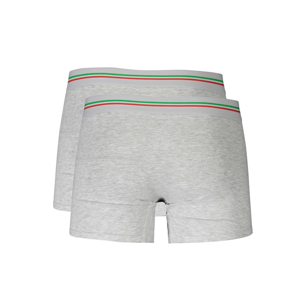 Aeronautica Militare Gray Cotton Underwear for Elevated Comfort