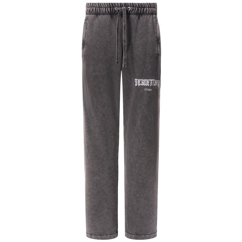 Diego Venturino Gray Cotton Jeans for Elevated Style