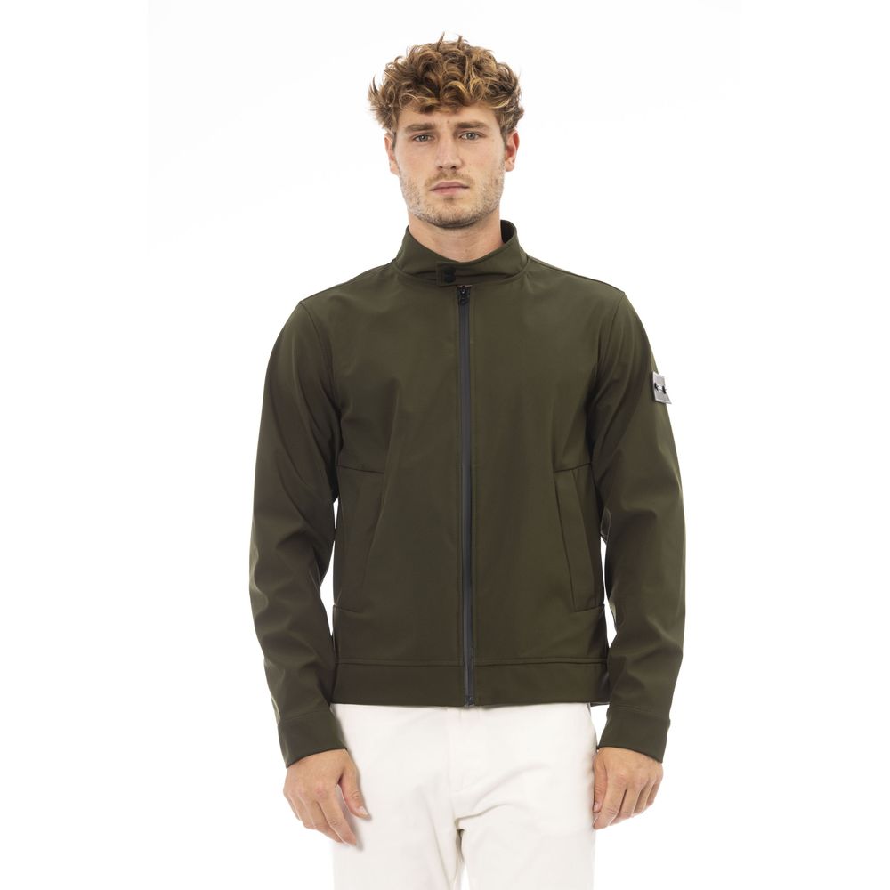 Baldinini Green Other Fibres Jacket for Timeless Elegance