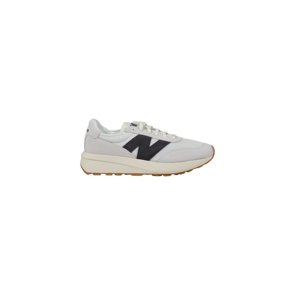 New Balance White Suede Leather Sneaker for Elevated Style