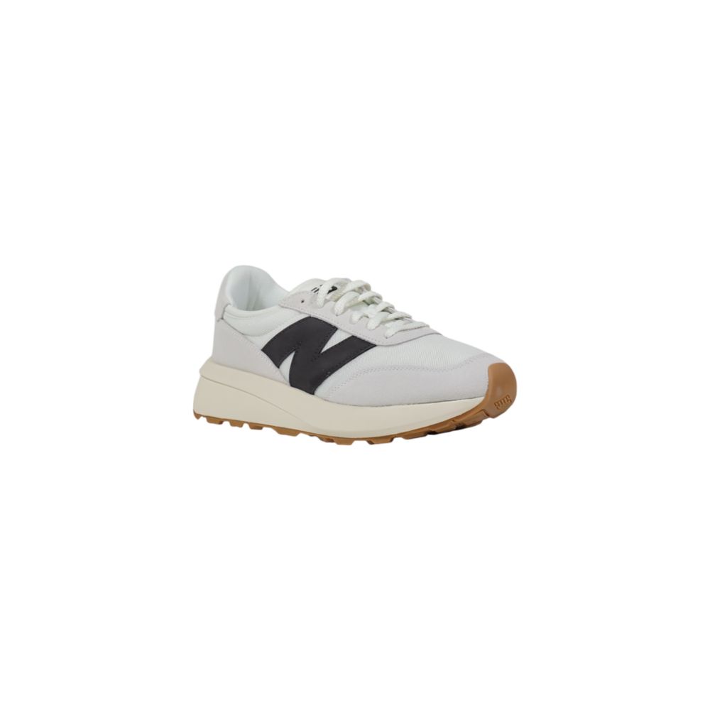 New Balance White Suede Leather Sneaker for Elevated Style