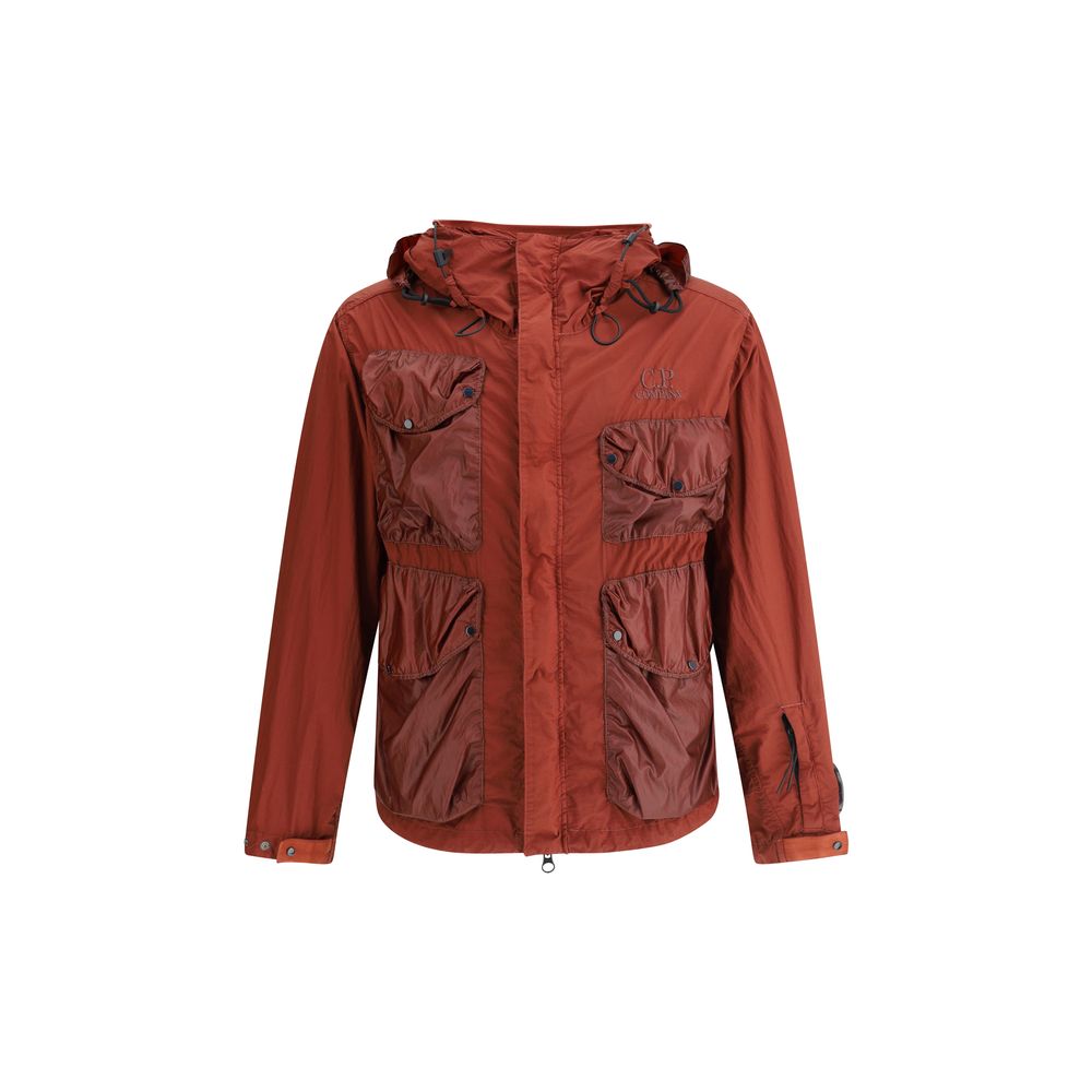 C.P. Company Black Cotton Goggle Jacket for Urban Sophistication