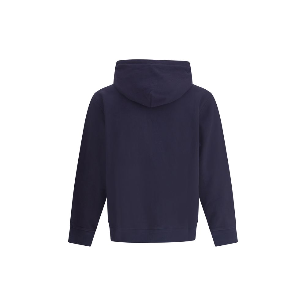 C.P. Company Grey Cotton Hoodie with Zipper for Elevated Casual Style