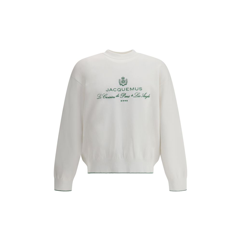Jacquemus Grey Premium Cotton La Maille Venice Sweatshirt
