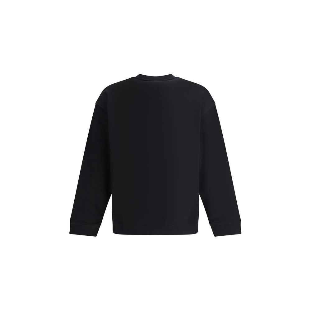 Diesel Grey Cotton S-Boxt-D Sweatshirt for Effortless Urban Elegance