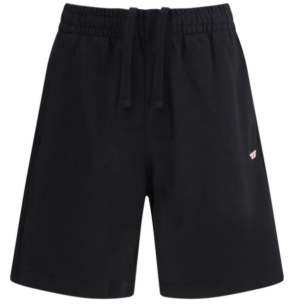 Diesel Grey Cotton Sweatshorts for Effortless Luxury Style