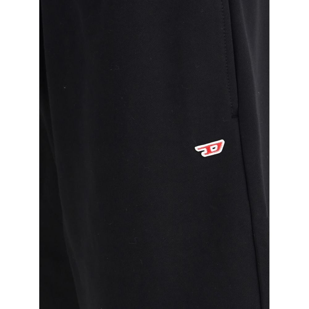 Diesel Grey Cotton Sweatshorts for Effortless Luxury Style