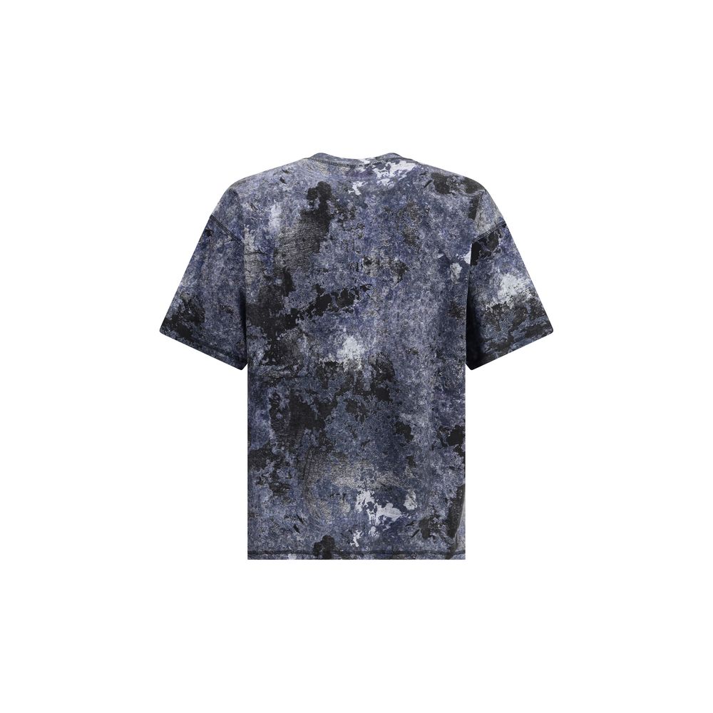 Diesel Black Cotton T-Boxt-R12 T-Shirt with Signature Monogram Detail