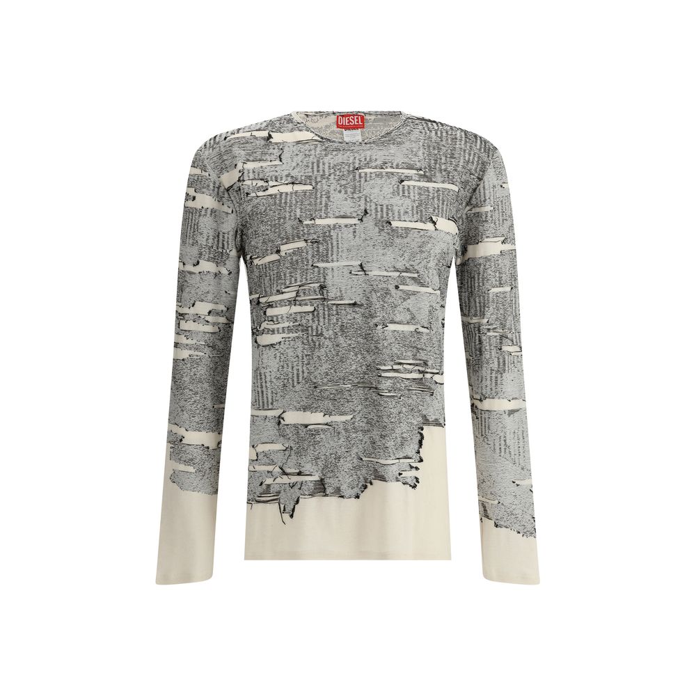 Diesel Black K-Cadmo Jersey Long Sleeve Top
