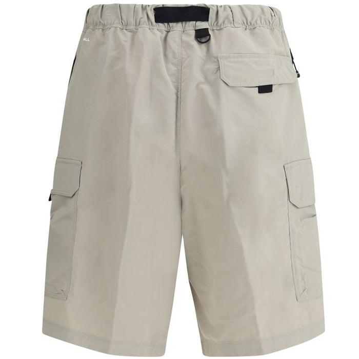 The North Face Beige Cotton Cargo Shorts for Elevated Adventures