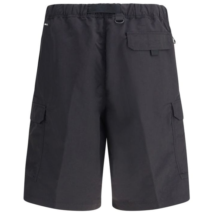 The North Face Black Cotton Cargo Shorts for Modern Adventurers
