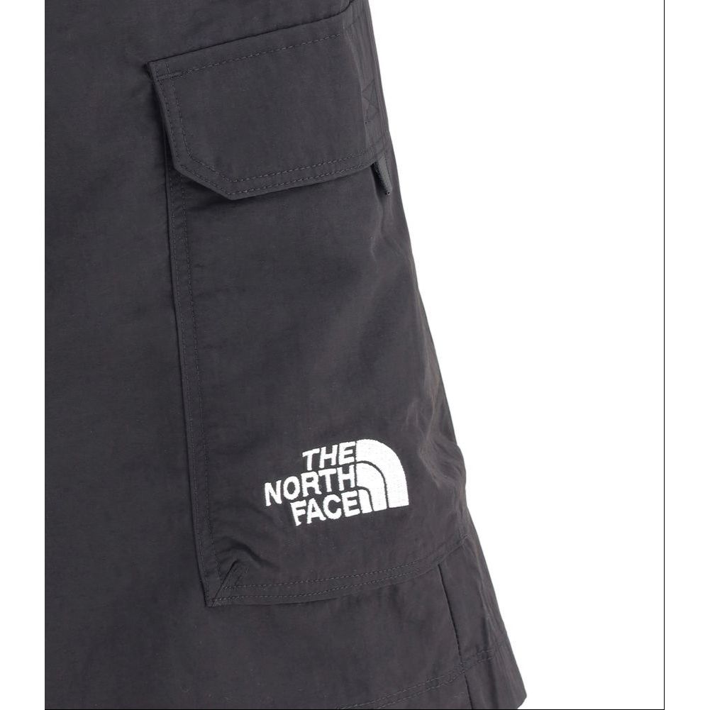 The North Face Black Cotton Cargo Shorts for Modern Adventurers