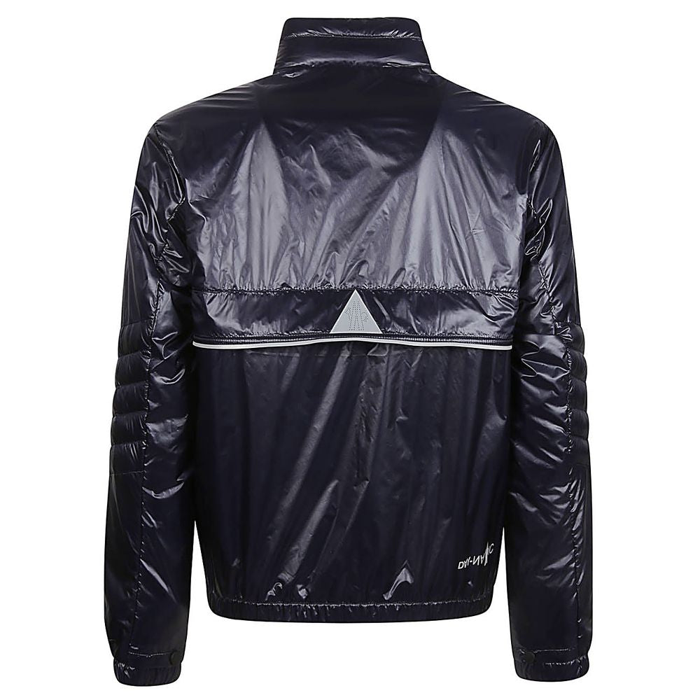 Moncler Blue Down Jacket - Elegant Alpine Outerwear Statement
