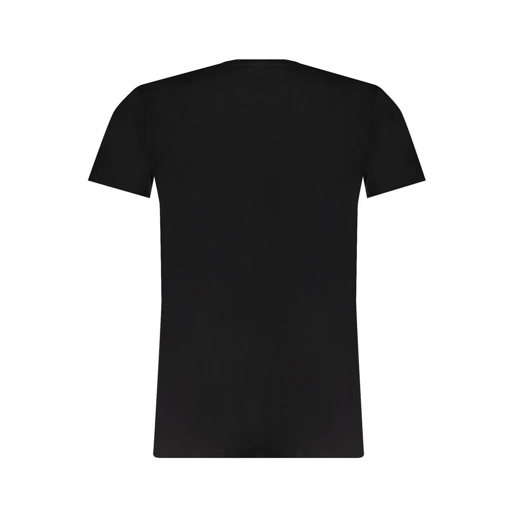 Trussardi Black Cotton T-Shirt for Timeless Sophistication