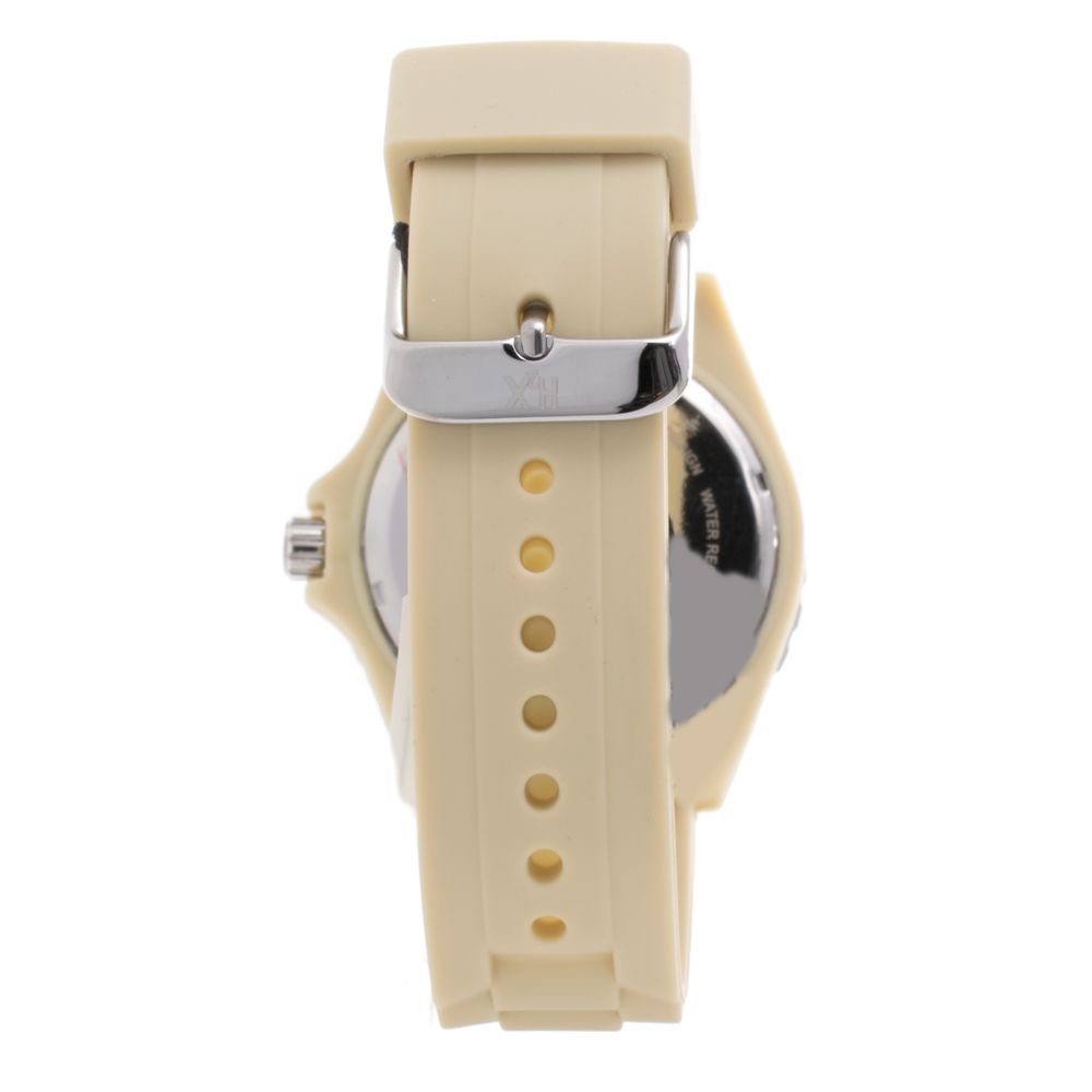 Haurex Cream Rubber Watch - Timeless Elegance Redefined