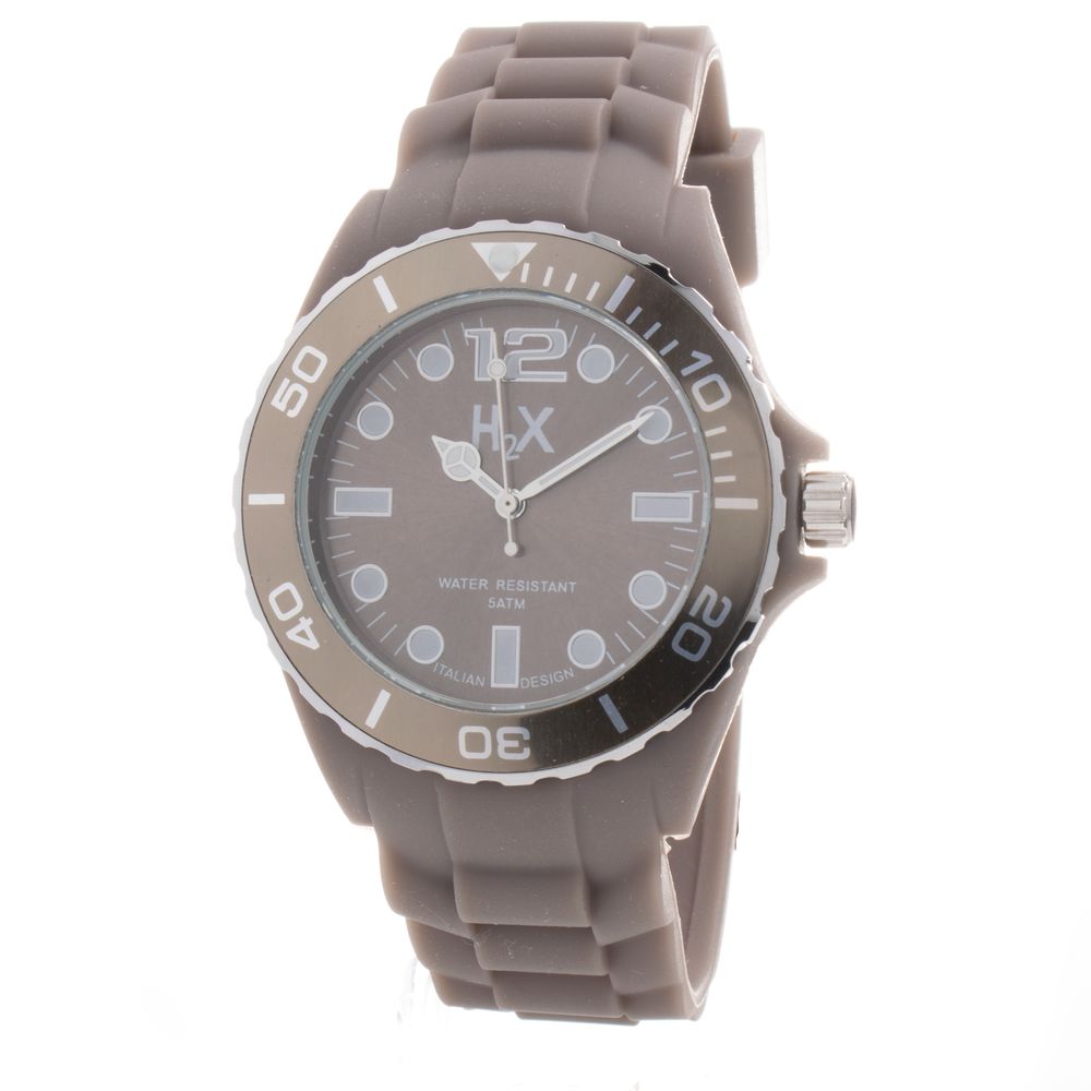 Haurex Gray Rubber Watch - Timeless Elegance Redefined