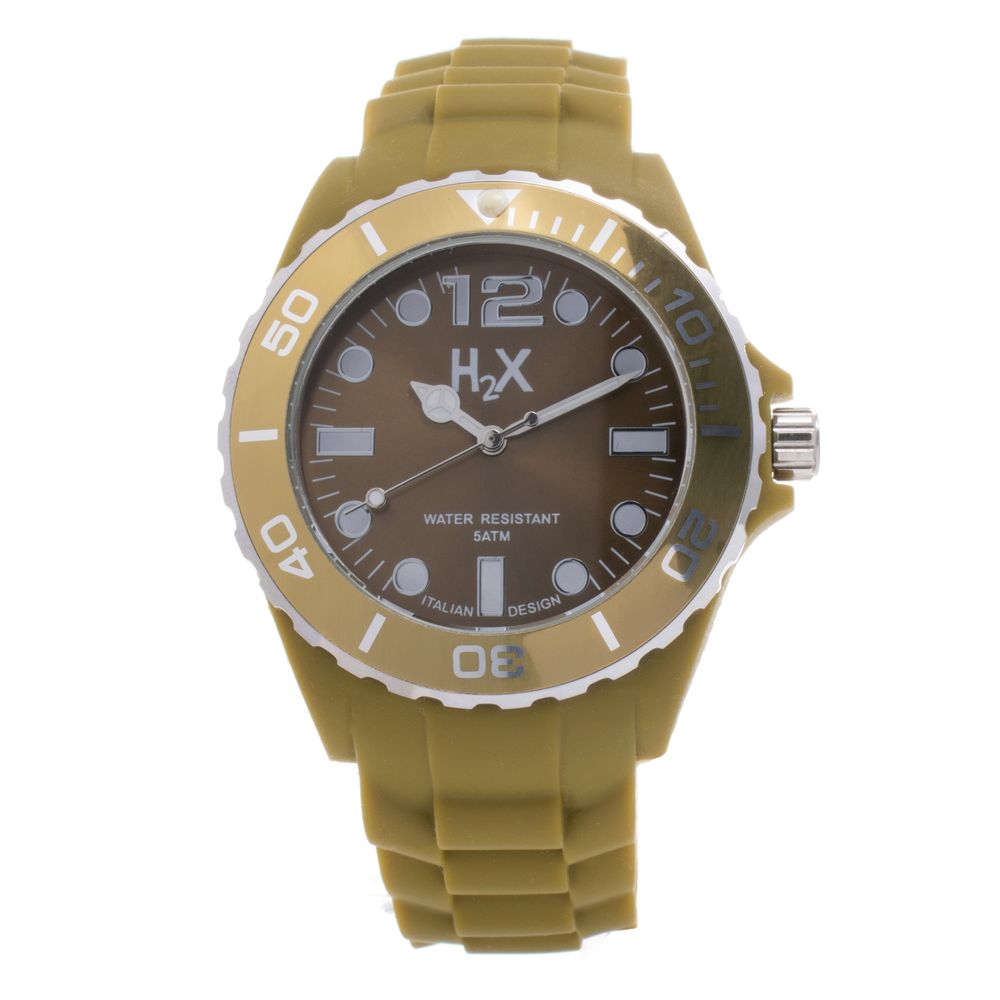 Haurex Brown Rubber Watch: Timeless Elegance Redefined