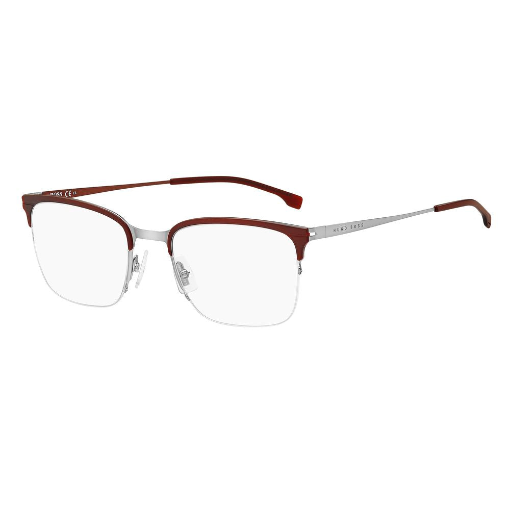 Hugo Boss Red Metal Frames - Bold Sophistication Redefined