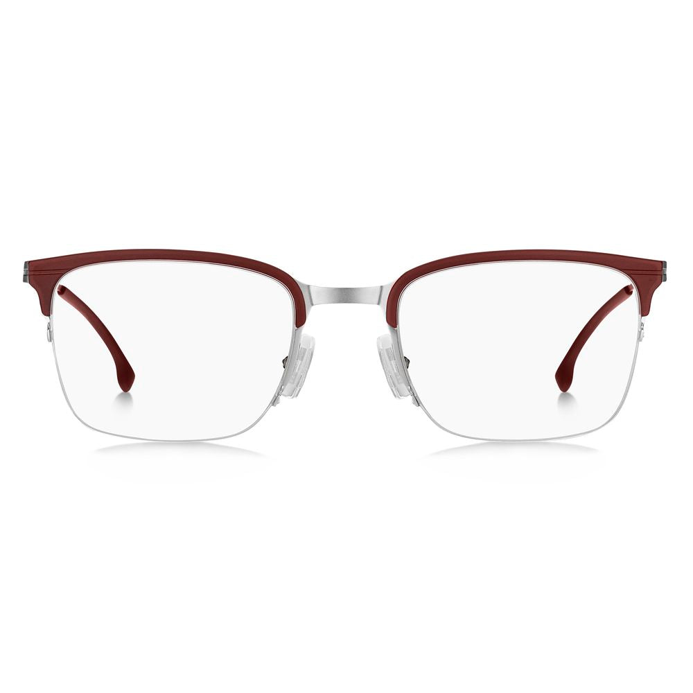 Hugo Boss Red Metal Frames - Bold Sophistication Redefined