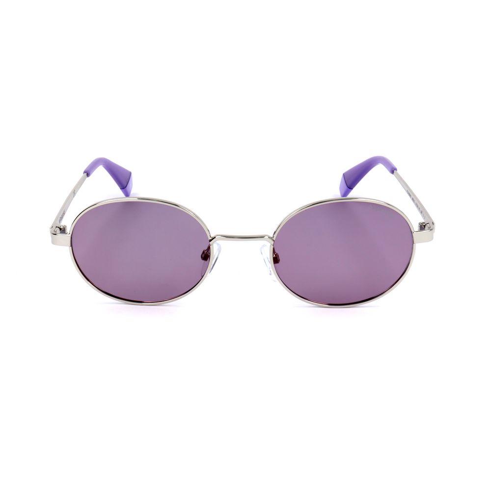 Polaroid Silver Metal Sunglasses for Effortless Elegance