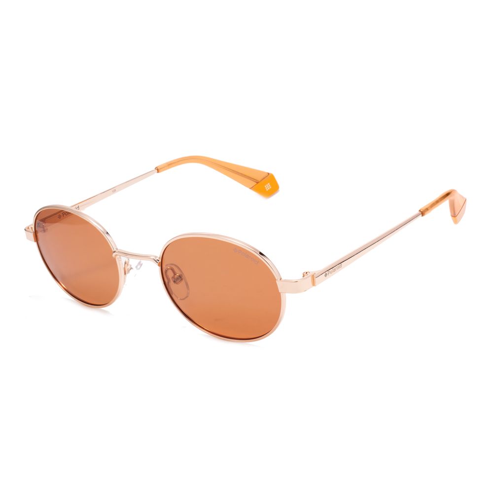 Polaroid Gold Metal Sunglasses for Elevated Style