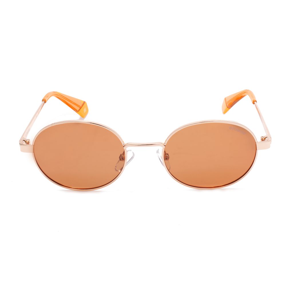 Polaroid Gold Metal Sunglasses for Elevated Style