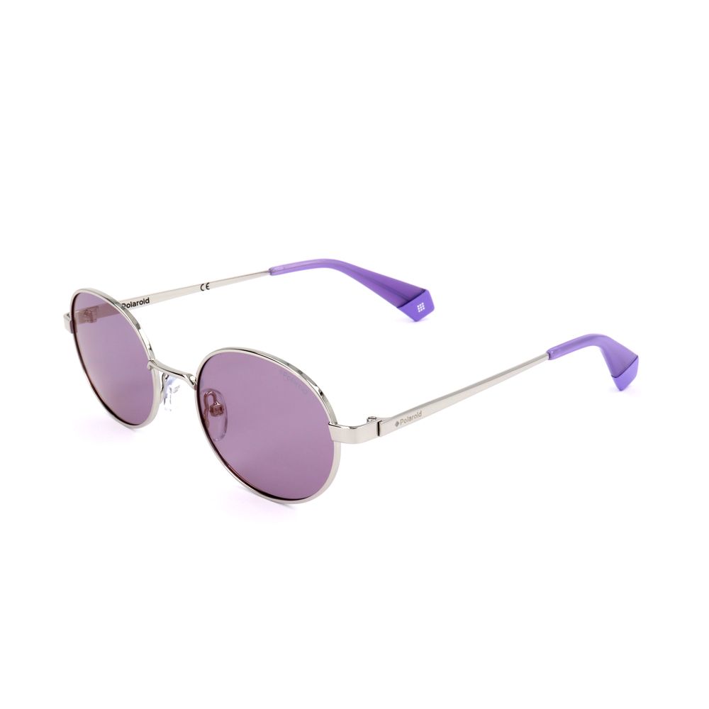 Polaroid Silver Metal Sunglasses for Effortless Elegance