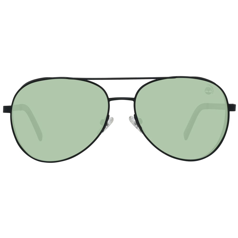 Timberland Black Metal Sunglasses for Unmatched Elegance