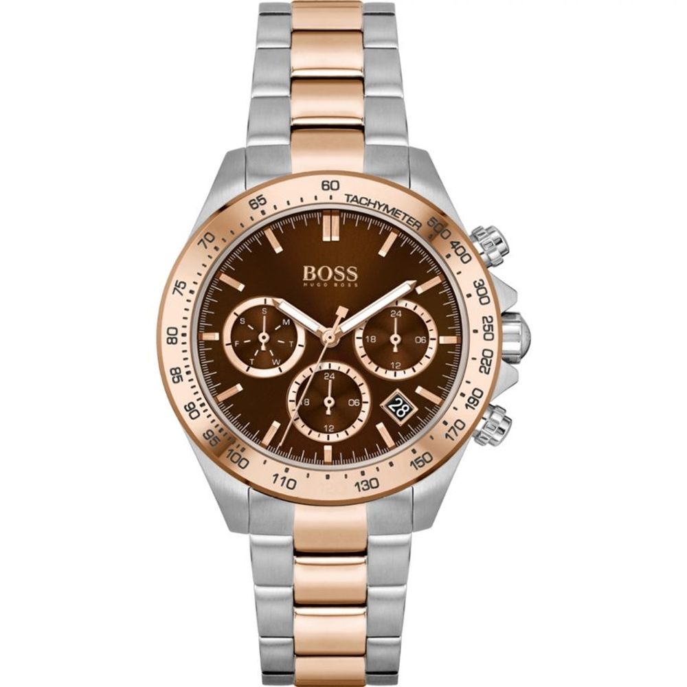 Hugo Boss Silver Bicolor Stainless Steel Watch