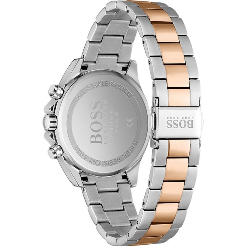 Hugo Boss Silver Bicolor Stainless Steel Watch