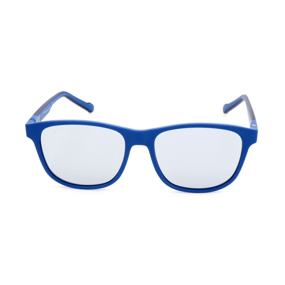 Adidas Blue Acetate Sunglasses with Reflective Lenses