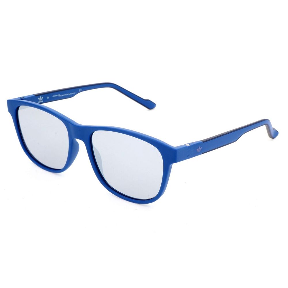 Adidas Blue Acetate Sunglasses with Reflective Lenses