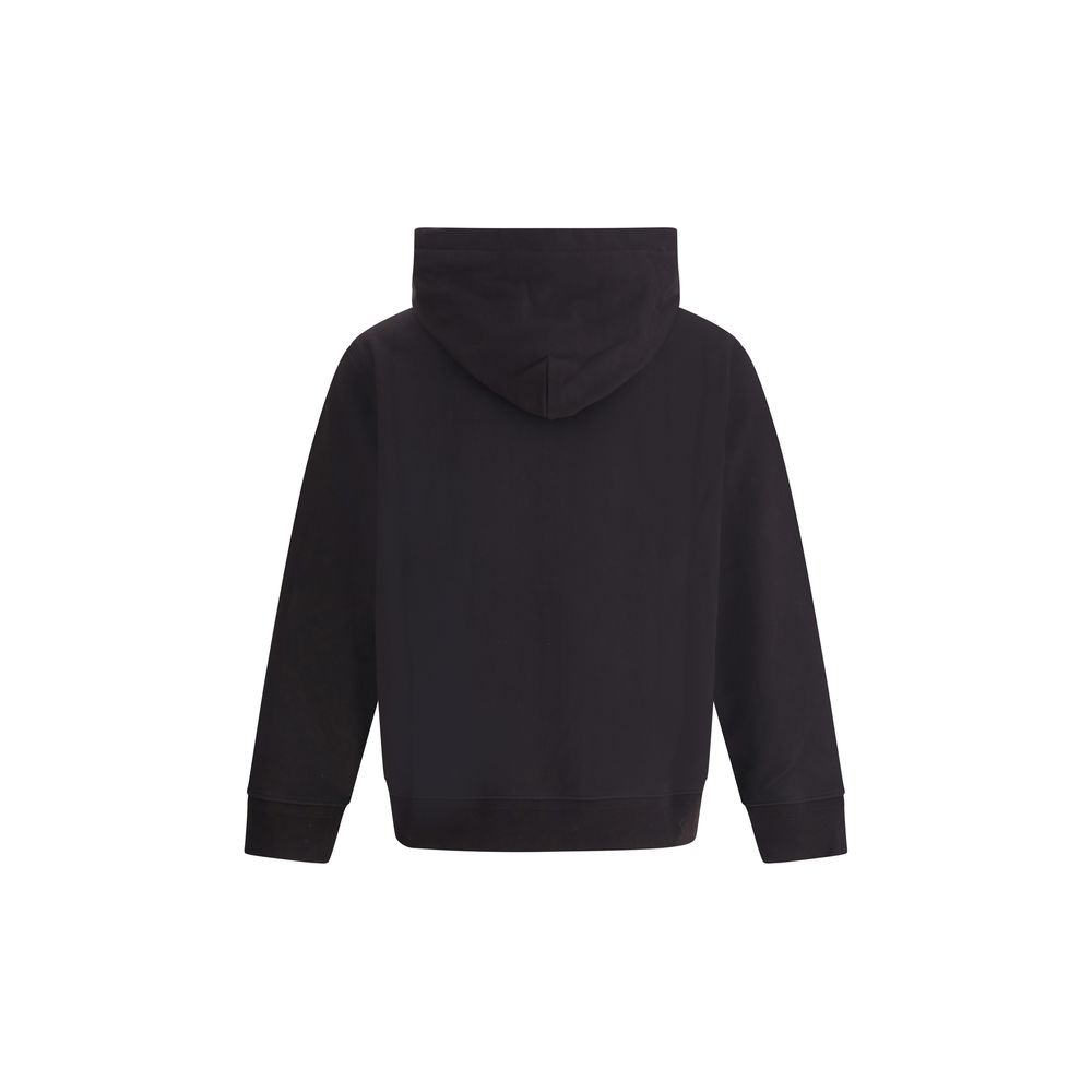 C.P. Company Grey Cotton Hoodie with Zipper for Elevated Casual Style