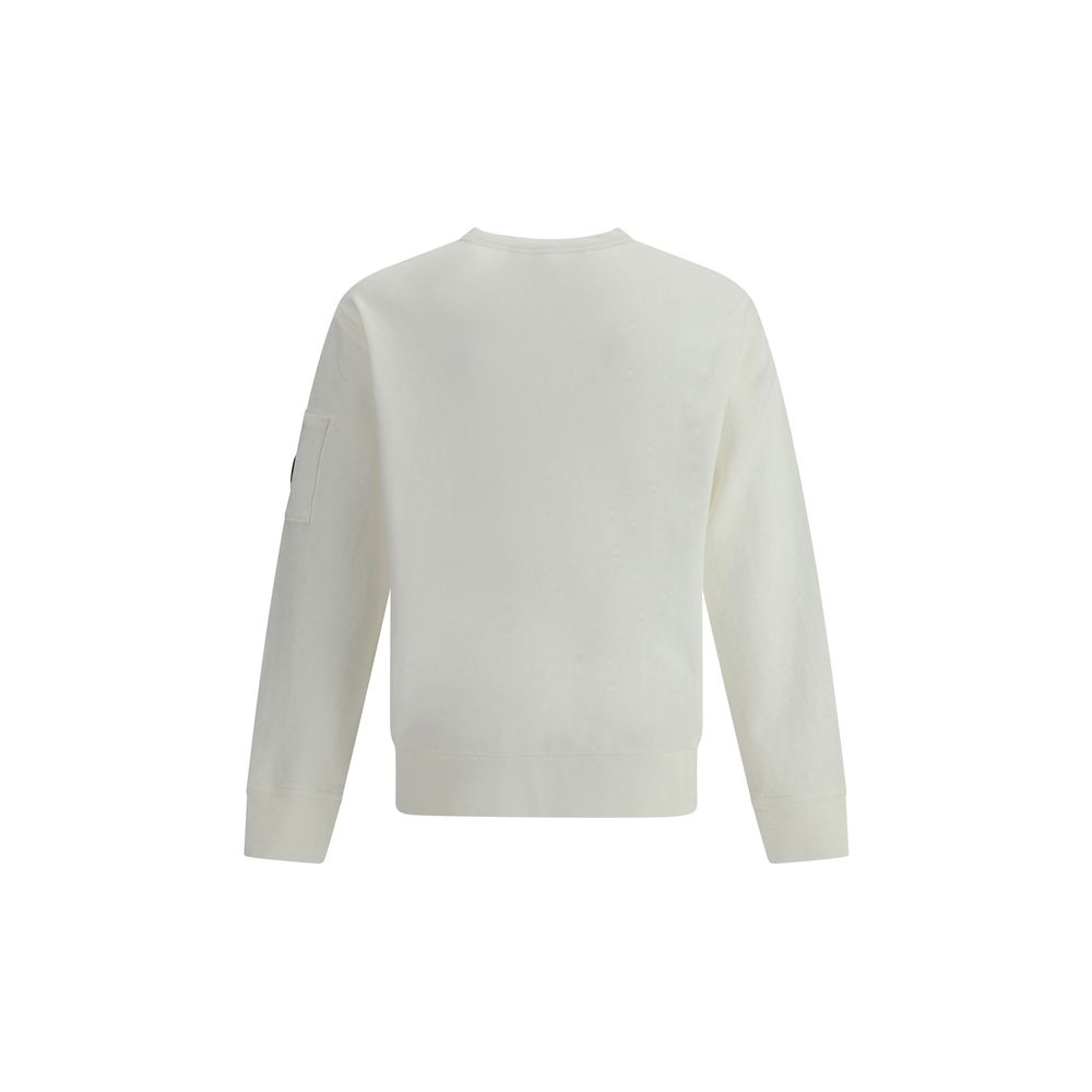 C.P. Company Grey Premium Cotton Logoed Sweatshirt