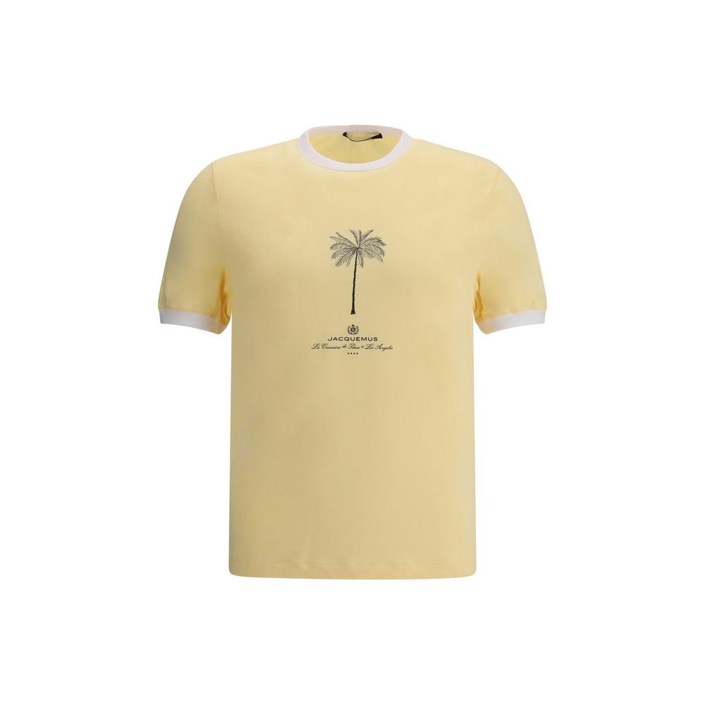 Jacquemus White Cotton T-Shirt for Contemporary Elegance