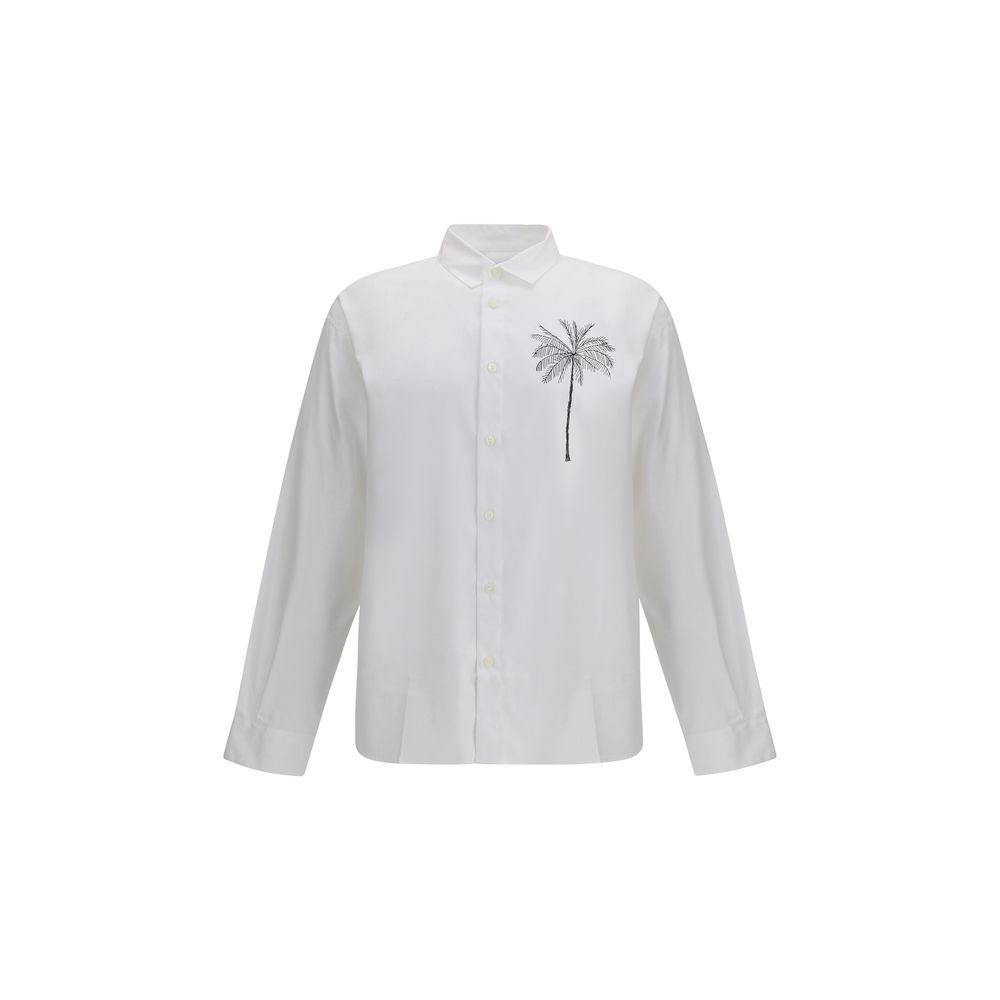 Jacquemus White Cotton La Chemise Simon Shirt - Contemporary Elegance