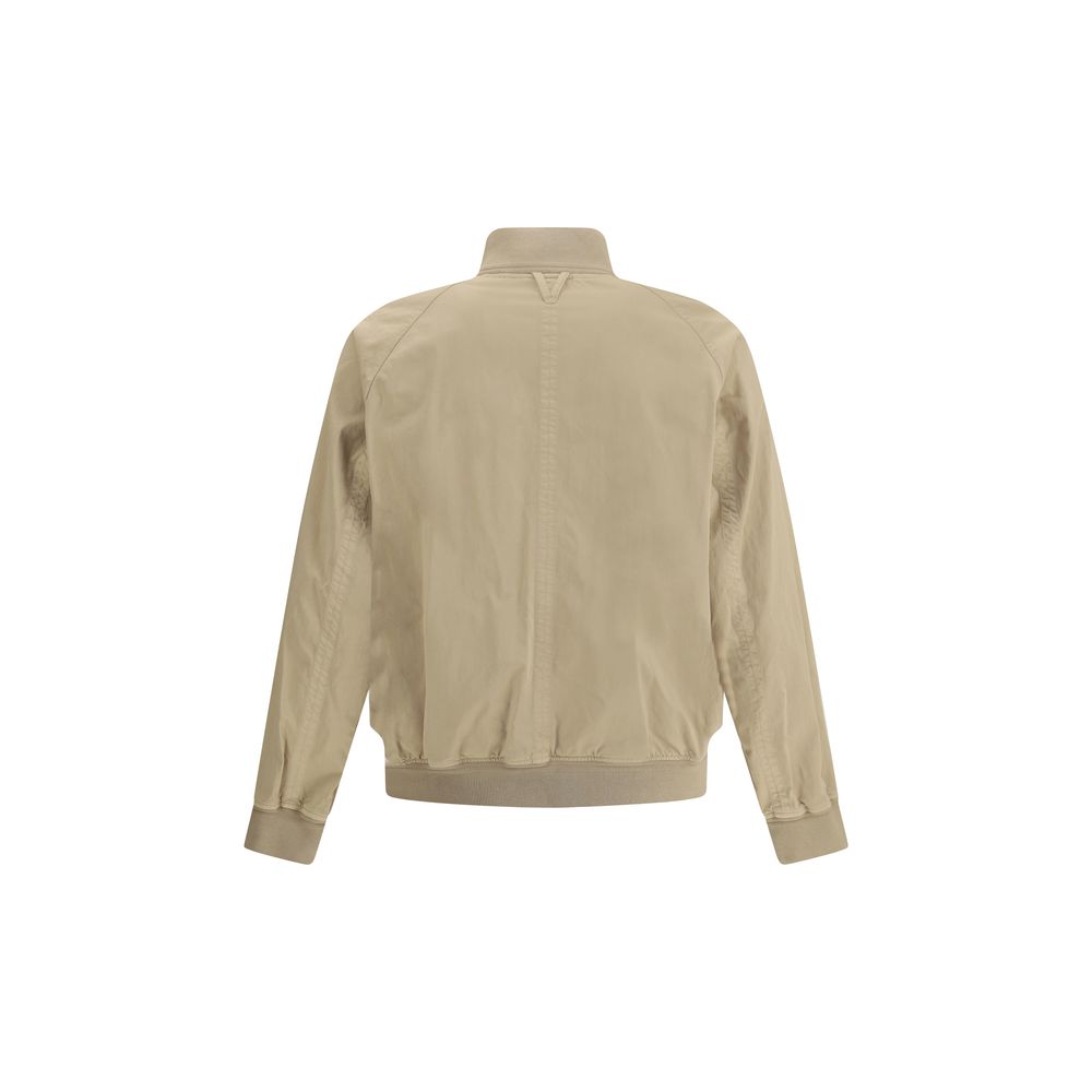 Valstar Red Cotton Bomber Jacket: Iconic Bomber Redefined for Sophistication