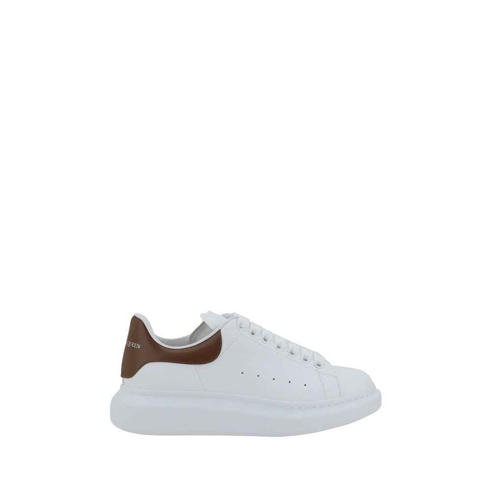 Alexander McQueen White Leather Sneakers for Elevated Style