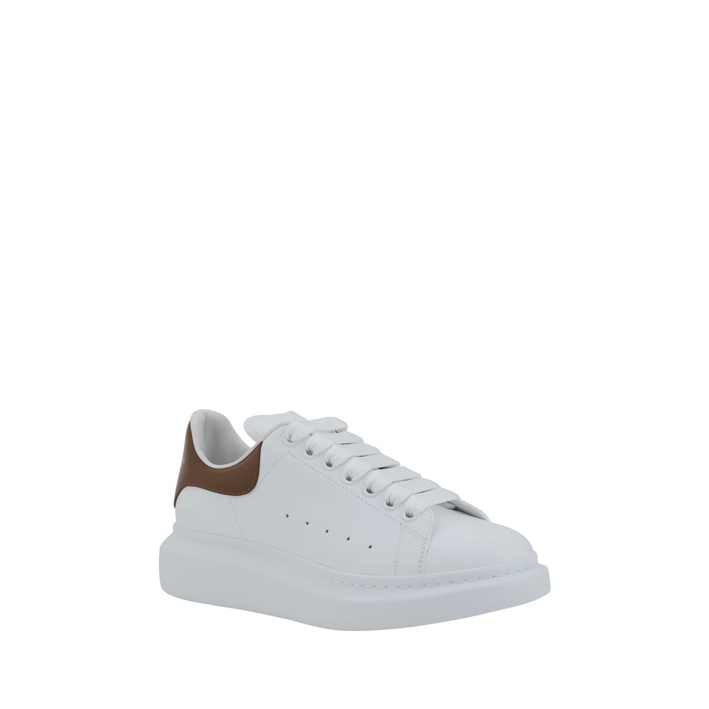 Alexander McQueen White Leather Sneakers for Elevated Style