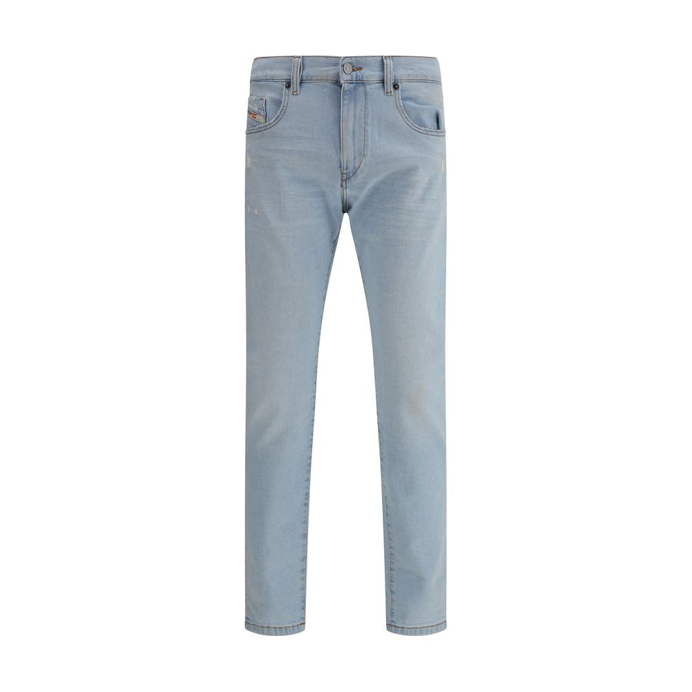 Diesel Blue Cotton Jeans for Effortless Sophistication