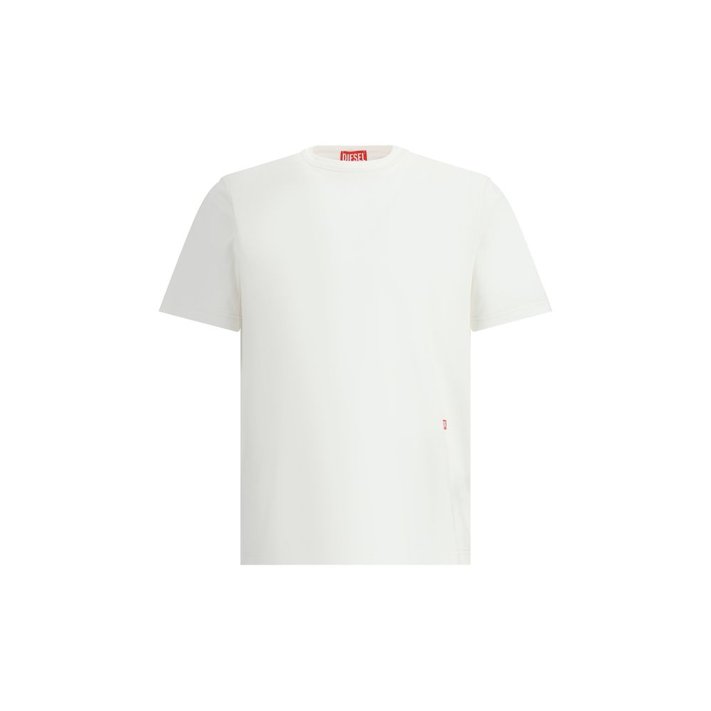 Diesel Black Cotton T-Adjust-Slits-R13 T-Shirt for Elevated Style