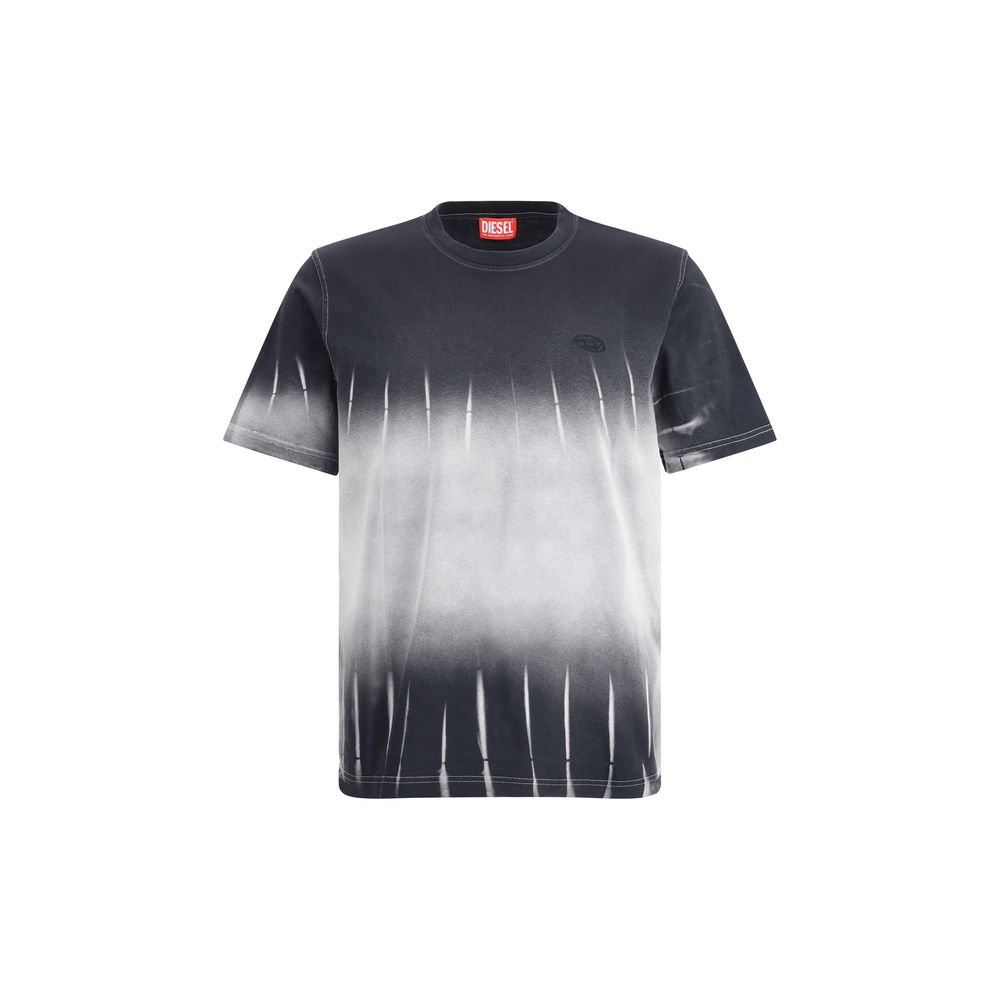 Diesel Grey Cotton T-adjust-r21 T-Shirt - Elevated Casual Luxury