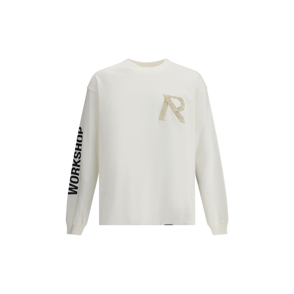 Represent Black Cotton Long Sleeve Jersey With Scotch Effect Logo