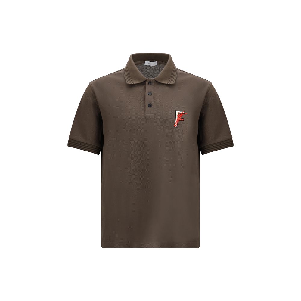 Ferragamo Navy Cotton Polo Shirt - Timeless Luxury Essential