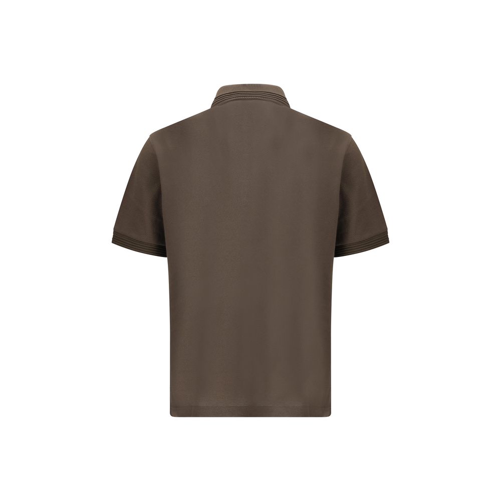 Ferragamo Navy Cotton Polo Shirt - Timeless Luxury Essential