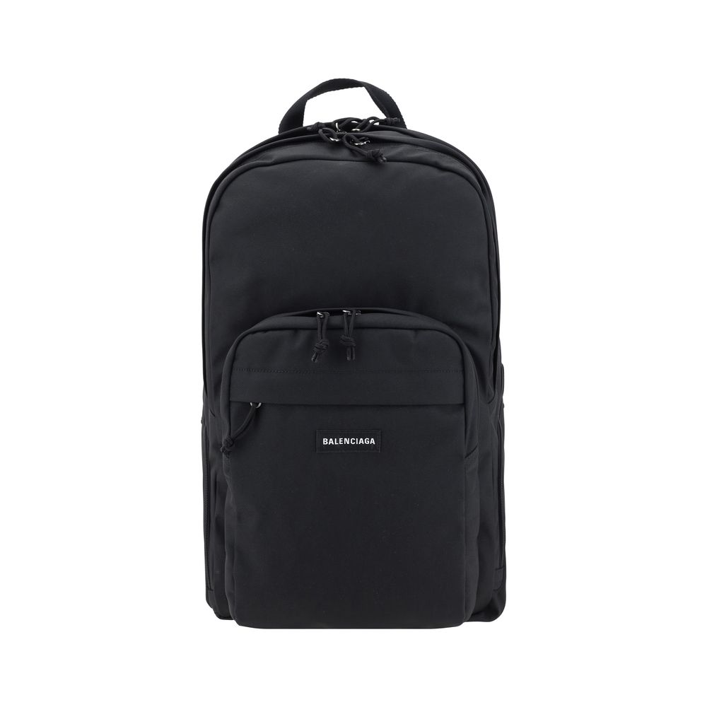 Balenciaga Black Nylon Explorer Backpack: Luxury Meets Functional Design